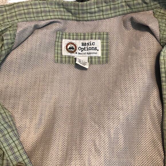 Basic Options Men’s Olive Short Sleeve Sport Shirt Large - Picture 2 of 9